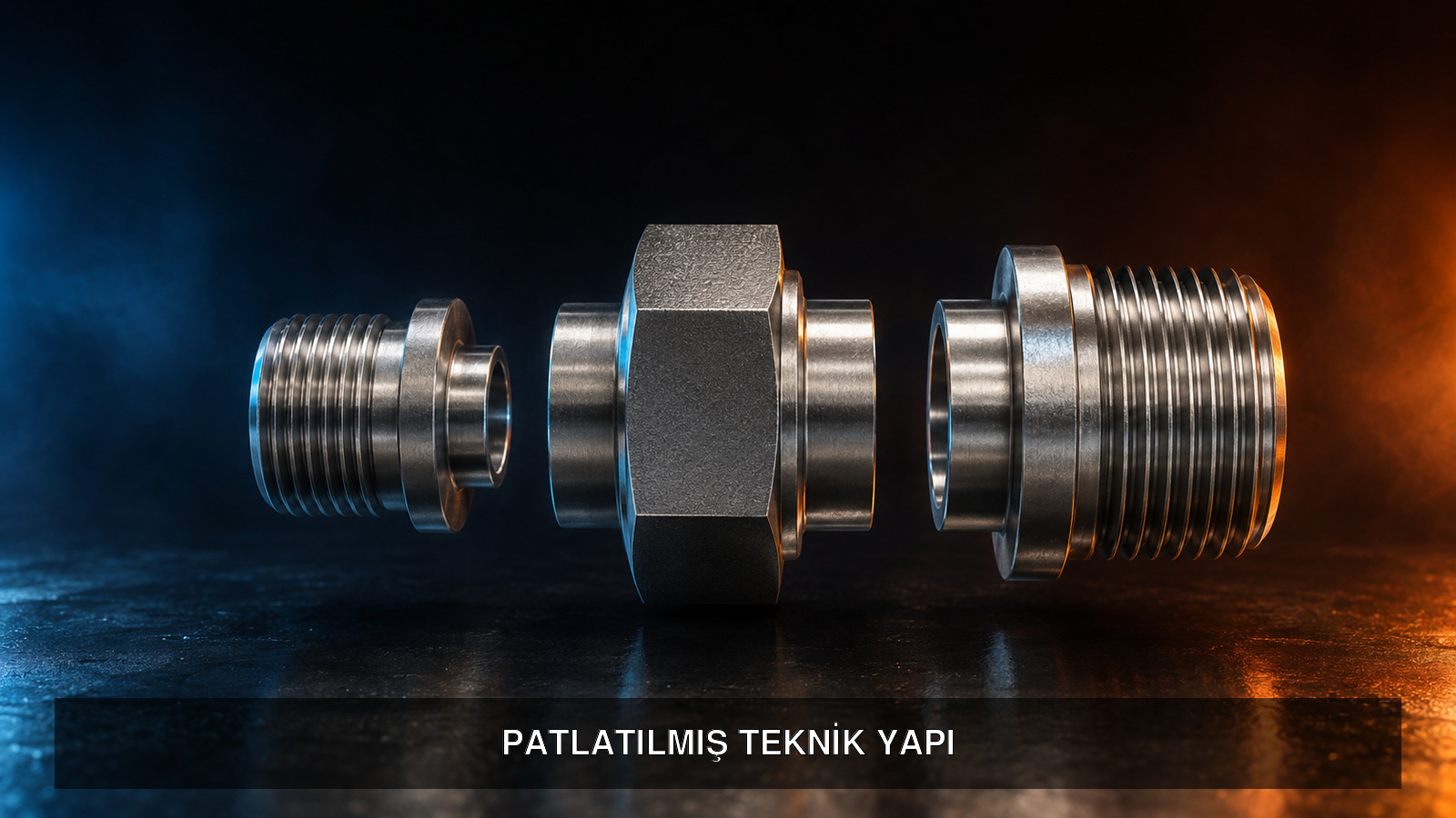 Paslanmaz Metrik Düz Nipel SS316