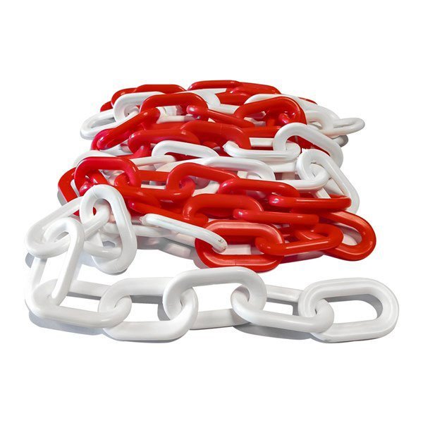 Krmz Beyaz Metal Zincir