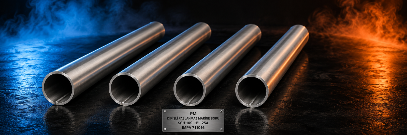 Iğdır toptan Dikişli Paslanmaz Marine Boru - Sch 10S - 1" (25A) (IMPA 711016)