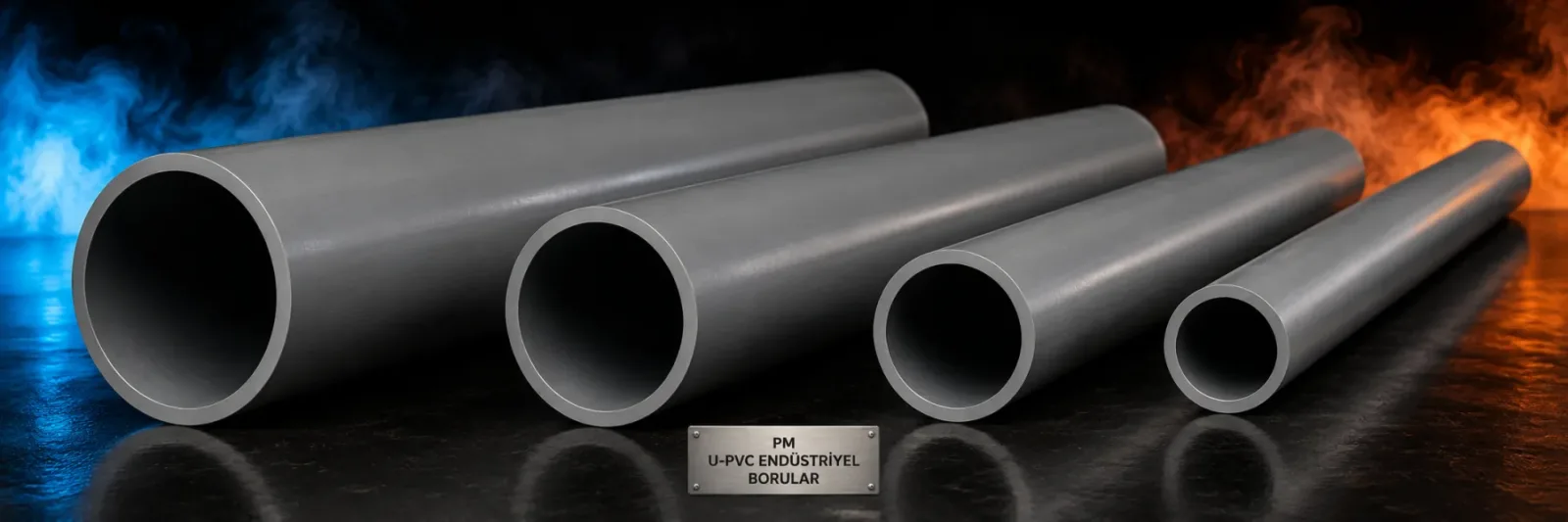 Kars toptan U-PVC Endüstriyel Plastik Boru - Sch 80 - 1" (25A) (IMPA 731103)