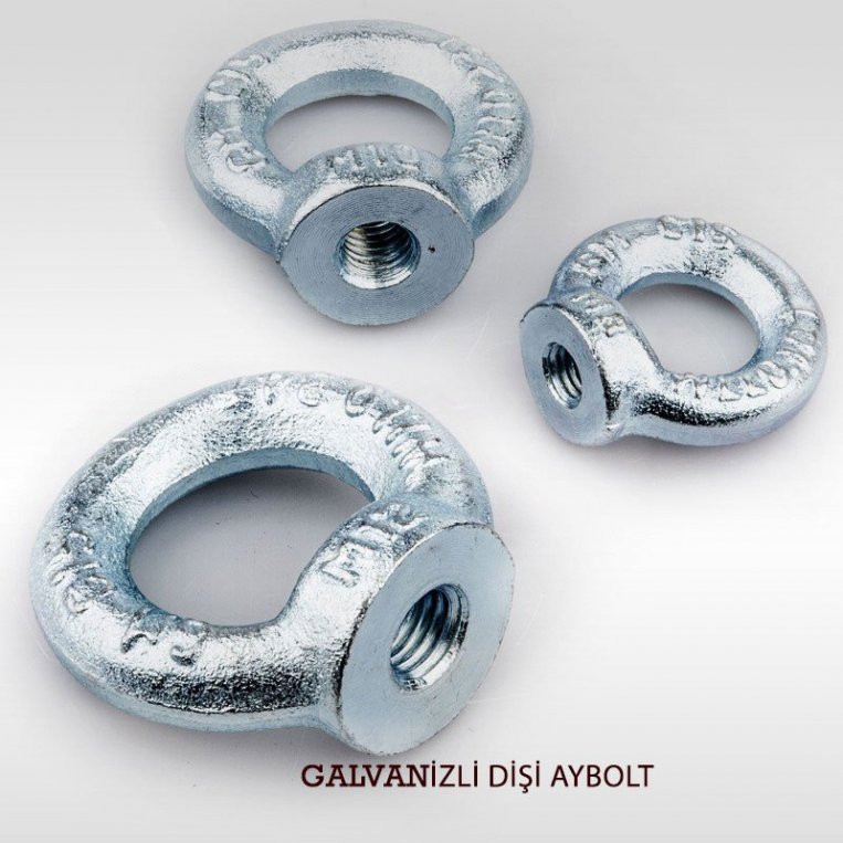 galvanizli dili eyebolt
