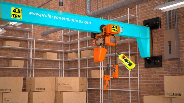 4500 kg duvara monte pergel vin