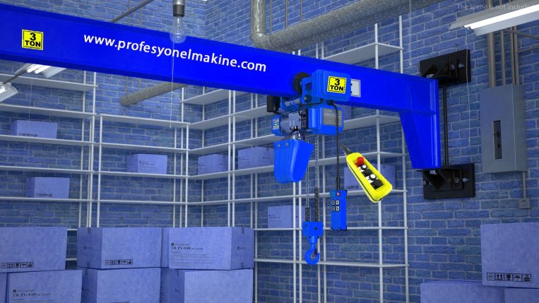 3000 kg duvara monte pergel vin