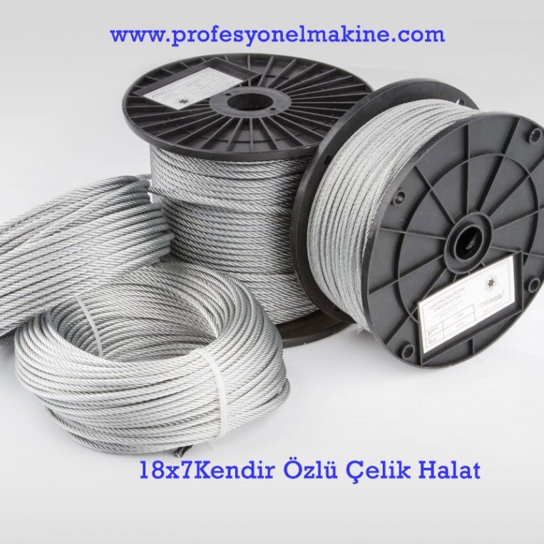 18x7 Kendir zl elik Halat