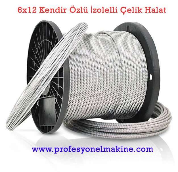 6x12 Kendir zl zolelli elik Halat