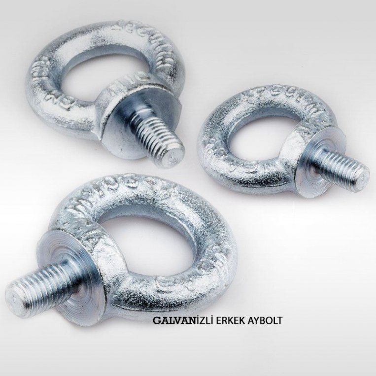 galvanizli erkek eyebolt