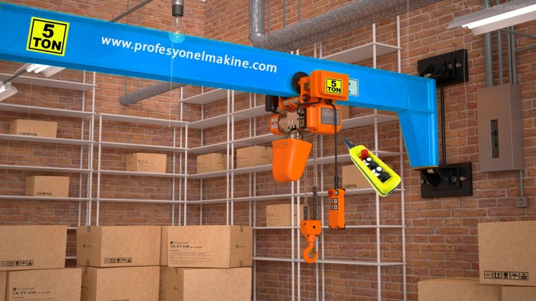 5000 kg duvara monte pergel vin