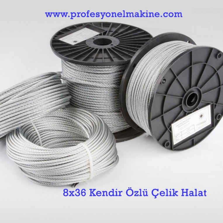 8x36 Kendir zl elik Halat