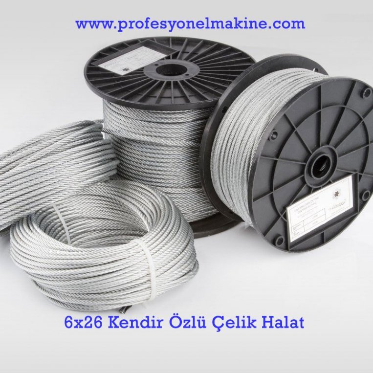 6x26 Kendir zl elik Halat