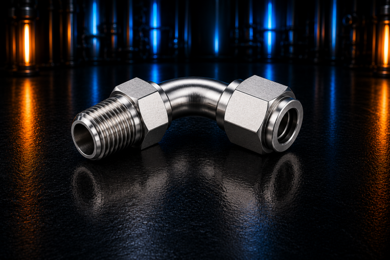 BSPP Erkek x Metrik 45� Hortum Rakoru SS316