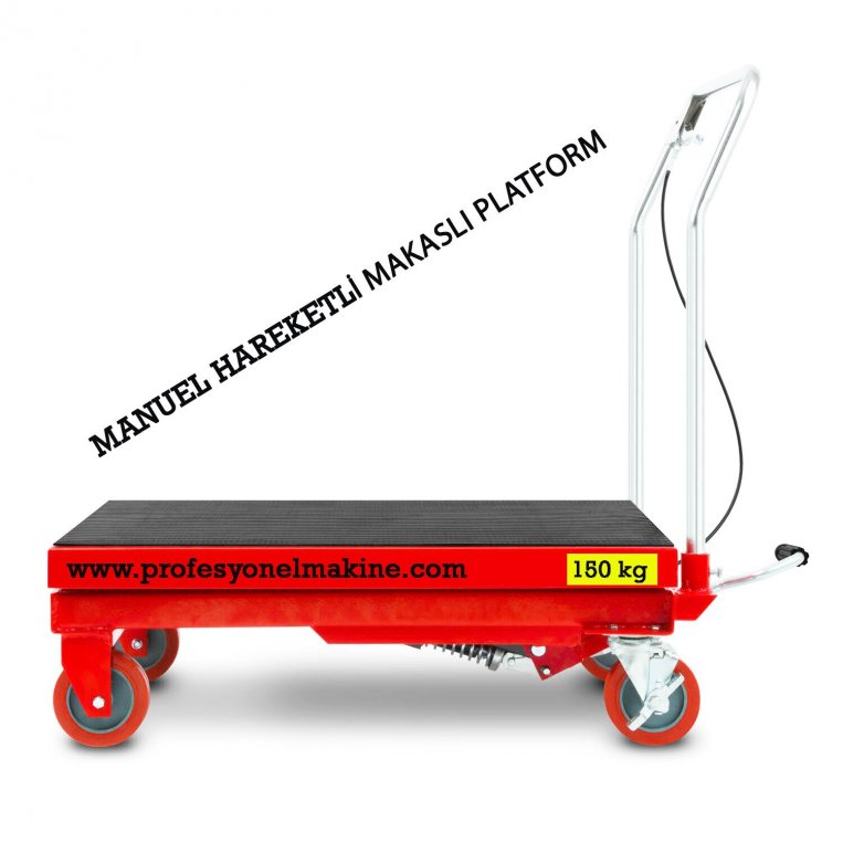 Manuel makaslı platform 150 kg
