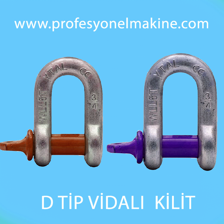 U tip vidalı tonajlı kilit